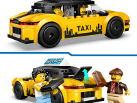 lego city 60487 constructor "taxi galben" (122 el.)