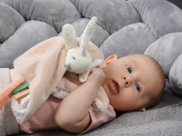 babyono-769 1539 Мягкая игрушка-платок "Зайчик"