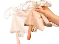 babyono-769 1539 Мягкая игрушка-платок "Зайчик"