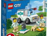 lego city 60382 constructor "veterinar van rescue" (58 el.)