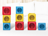 hola toys e7991 set cuburi și bile "tower"