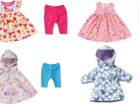 zapf creation 829424 set haine pentru păpuși "baby born deluxe 4 anotimpuri" (43 cm.)