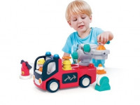 hola toys e9998 jucărie "mașină de pompieri" cu muzică și lumină