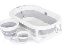 chipolino cadă pliabilă cu accesorii "bubble spa" vkbsp0251gy gri