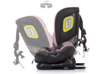 chipolino scaun auto next gen isofix i-size 360 °c (40-150 см.) stkng02305rw  gr. 0+/1/2/3 ( 0-36 kg.) rose water