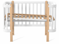 veres 05.1.1.21.06 opțiune cu saltea "patut-leagan ЛД5 monaco" (80x60 cm.) alb