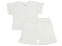 minikin 25062074 Комплект футболка и шорты "naturelle" (р.74) молочный