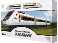 810730 set de joacă "tren de mare viteză" cu cale ferată