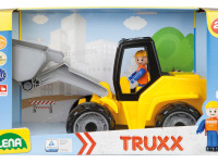 lena 04412 Игрушка "Погрузчик с фигуркой" (36 см).