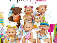 nines 464 păpuşă "pepote summer" (26 cm) în sort.