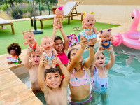 nines 464 păpuşă "pepote summer" (26 cm) în sort.