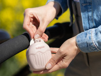 babyono-19632 Силиконовый контейнер для пустышки 1656/02 (розовый)