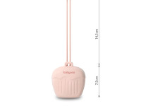 babyono-19632 Силиконовый контейнер для пустышки 1656/02 (розовый)