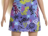 barbie hyt61 set cu papusa "fashionistas" party fashions