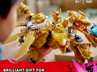 lego ninjago 71774 Конструктор "Золотой Ультра Дракон Ллойда" (989 дет.)