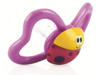 nuby id5807mfsn1pink Пустышка овальная силиконовая (6-18m) 1 шт.