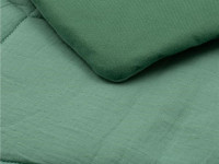 new baby 53875 covoraș de joacă din muselină "frunză" mint