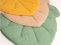 new baby 53875 covoraș de joacă din muselină "frunză" mint