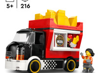 lego city 60488 constructor "camionetă cu cartofi prăjiți" (216 el.)