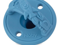 nuby nv02007s Силиконовые пустышки "3-d sili" 2 шт. (0 м+) в асс.