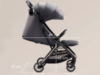 kinderkraft Коляска прогулочная nubi 2 бежевый