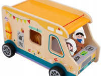 tooky toy th427 mașină de camping din lemn