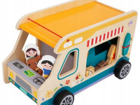 tooky toy th427 mașină de camping din lemn