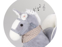 chipolino rhse02402hors balansoar muzical cu spătar "cal" gri