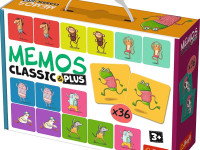 trefl 02271 Настольная игра "memos classic&plus - Двигайся и играй"