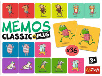trefl 02271 Настольная игра "memos classic&plus - Двигайся и играй"
