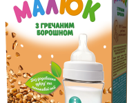 lapte praf "Малыш" cu făină de hrișcă (4 luni+) 350 gr.