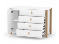 Комплект детской мебели veres monaco large (кровать + комод + шкаф) 