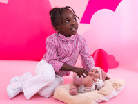 llorens 73816 Кукла "nica recien nacida cojin" (40 см)