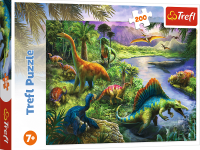 trefl 13281 puzzle "dinozauri prădători" (500 el.)