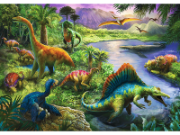 trefl 13281 puzzle "dinozauri prădători" (500 el.)