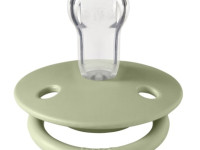 bibs suzeta rotunda din silicon de lux (0-36 luni) sage