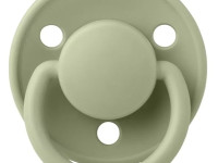bibs suzeta rotunda din silicon de lux (0-36 luni) sage