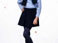 boy&girl 17488 Колготки для девочек (90d) geometry, 128-134, марсала