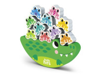 kids hits kh20/033 jucărie din lemn - c&acirc;ntar "crocodil&rdquo;