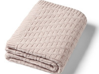 babyono 1647/03 Плед из органического хлопка (75x100 см) бежевый