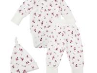 minikin 242130362-68 Набор из 3 ед. растущий "simple" (р.62-68) цветы