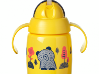 tommee tippee tt0390 cană cu pai "superstar" galben (6 luni+) 300 ml.