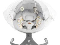 kinderkraft leagan electronic lumi (până la 9 kg.) light grey