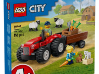 lego city 60461 Конструктор "Трактор с прицепом" (116 дет.)