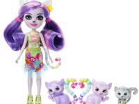 enchantimals hrx86 set de joc "familia lemur lorinda"