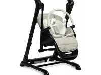 caretero 7650 Стул для кормления - качели "indigo" чёрный 