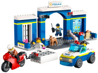 lego city 60370 constructor "secție de poliție" (172 el.)