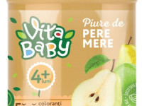 vita baby piure din pere si mere (4 luni+) 180 gr.