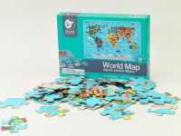 classic world 40017Деревянные пазлы "Карта мира"