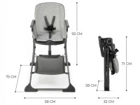 kinderkraft scaun pentru copii foldee sur